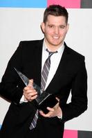 LOS ANGELES  NOV 21 - Michael Buble in the Press Room of the 2010 American Music Awards at Nokia Theater on November 21, 2010 in Los Angeles, CA photo