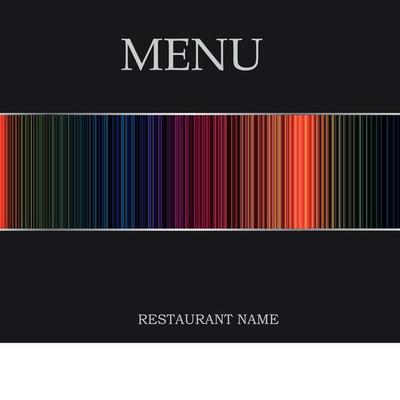 Restaurant menu template vector illustration