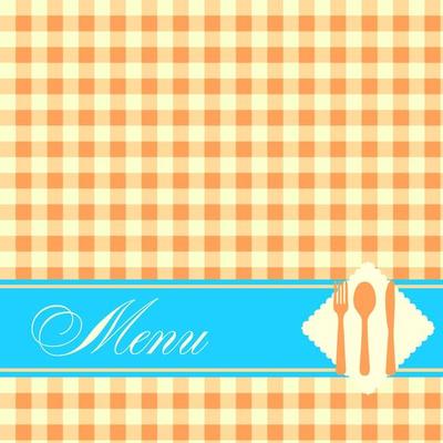 Restaurant menu template vector illustration