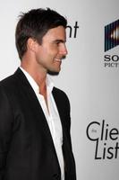 LOS ANGELES, APR 4 - Colin Egglesfield arriving at the The Client List Launch Party at Sunset Tower Hotel on April 4, 2012 in West Hollywood, CA photo