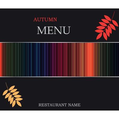 Restaurant menu template vector illustration