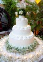 Beautiful wedding cake photo