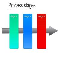 Concept of colorful banners with arrows for different business design. Vector illustration