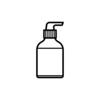 Toiletries isolated icon design template vector