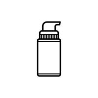 Toiletries isolated icon design template vector