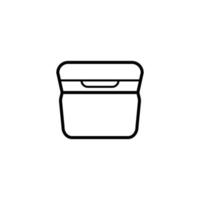 Toiletries isolated icon design template vector