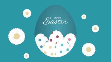 Happy Easter Day illustration. You can use this asset for background your content like as Worship, Poster, Template, Banner, Card, Social Media, Banner, Live Streaming, Presentation, Webinar anymore. vector