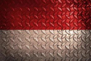 indonesia flag metal texture statistic photo