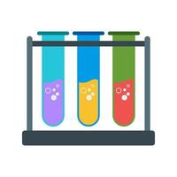 Chemistry Set II Flat Multicolor Icon vector