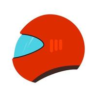 Helmet II Flat Multicolor Icon vector