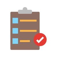 Directory Submission Flat Multicolor Icon vector