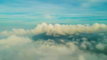 Mountains and fog in thailand photo