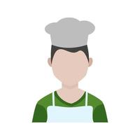 Chef Flat Multicolor Icon vector