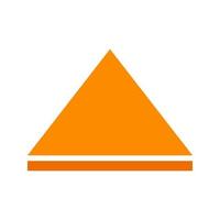 Arrow Up Flat Multicolor Icon vector