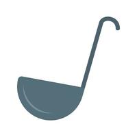 Ladle Flat Multicolor Icon vector