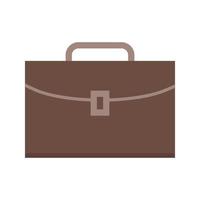 Briefcase Flat Multicolor Icon vector