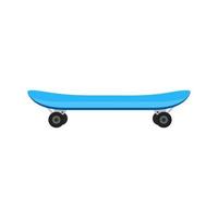 Skateboard Flat Multicolor Icon vector