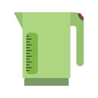 Electric Kettle Flat Multicolor Icon vector