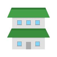 House III Flat Multicolor Icon vector