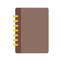 Notebook Flat Multicolor Icon vector