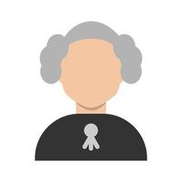 Judge II Flat Multicolor Icon vector