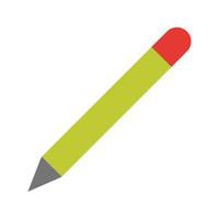 Pencil Flat Multicolor Icon vector