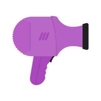 Hair Dryer Flat Multicolor Icon vector