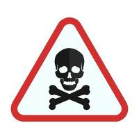 Danger Flat Multicolor Icon vector