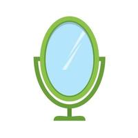 Mirror Flat Multicolor Icon vector