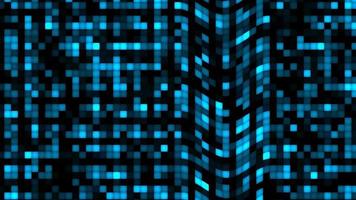 Futuristic abstract wave technology visualization blue tone digital surface background video