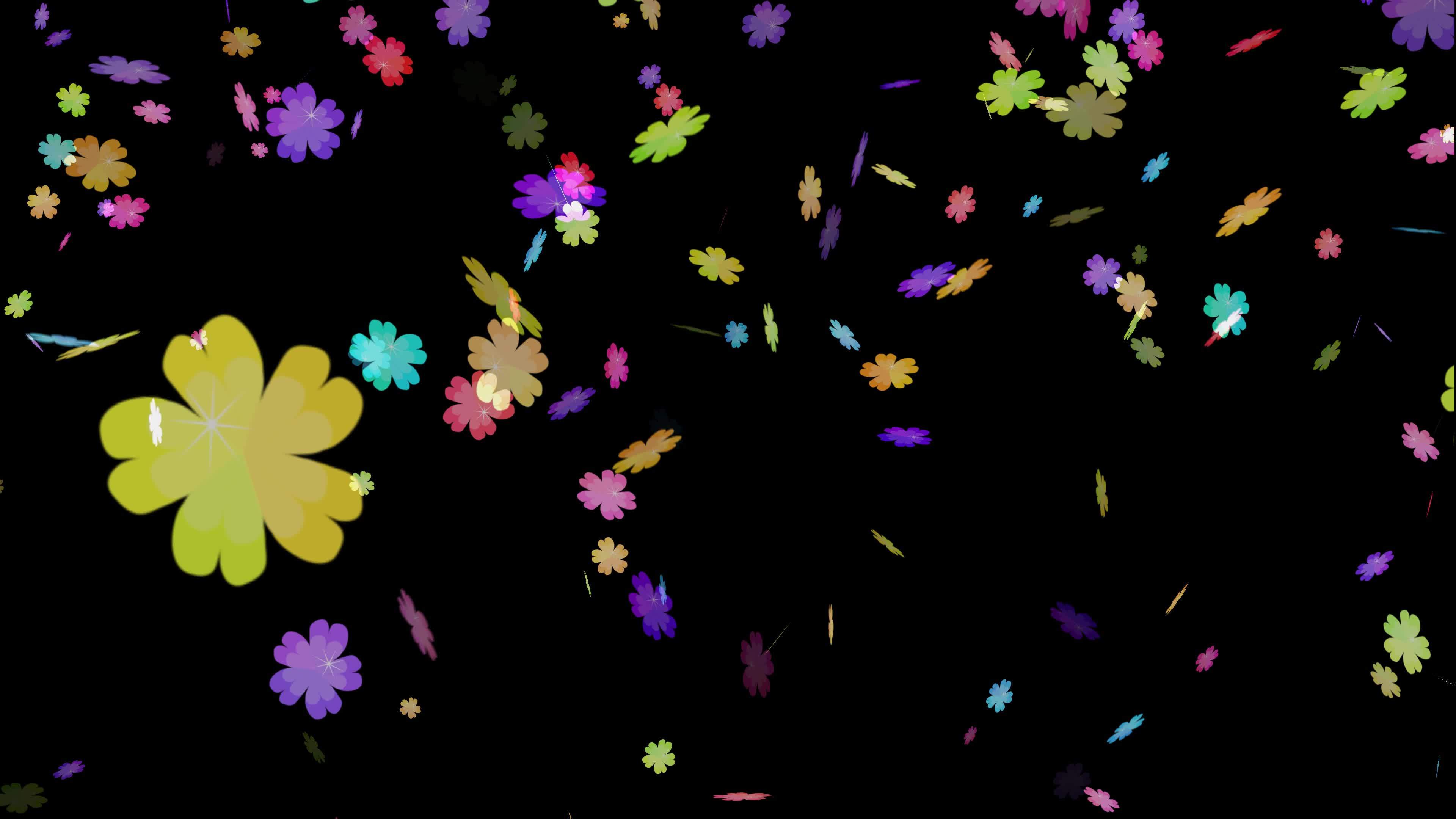 Falling Flowers Stock Video Footage for Free Download