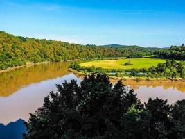 HDR River Wye in Chepstow photo