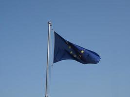 bandera de la unión europea ue foto