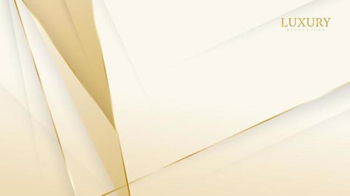 Abstract geometric background in gold colored design