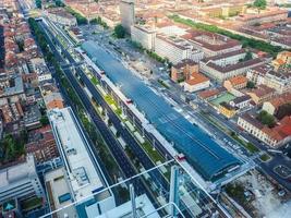 HDR Aerial view of Turin photo