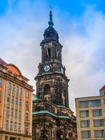 HDR Kreuzkirche in Dresden photo