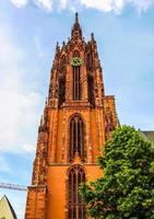 hdr frankfurter dom catedral en frankfurt foto