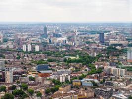 HDR Aerial view of London photo