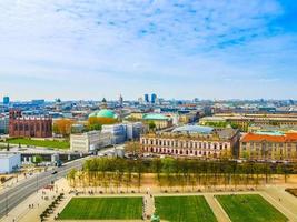 HDR Aerial view of Berlin photo