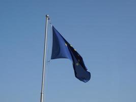 bandera de la unión europea ue foto