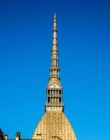 hdr mole antonelliana en turín foto