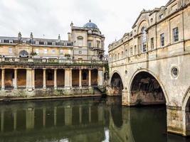 hdr puente pulteney en baño foto