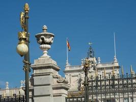 Madrid city in spain photo
