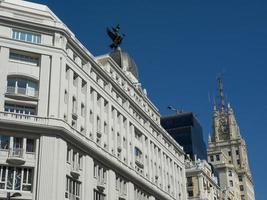 the city of Madrid in spain photo