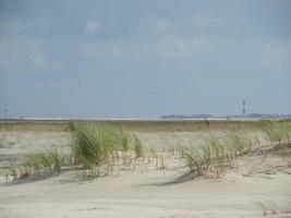 the island of Spiekeroog in germany photo