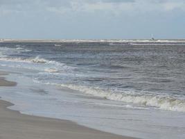 the island of Spiekeroog in germany photo