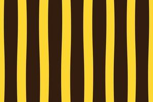 Bumble bee stripe seamless vector pattern. Organic dark brown and yellow lines, striped design. Simple, repeating background surface texture. Abstract bee print.