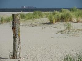 the island of Spiekeroog in germany photo