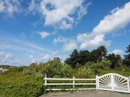 the island of Spiekeroog in germany photo