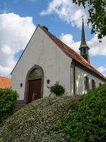 Maasholm at the river schlei in germany photo